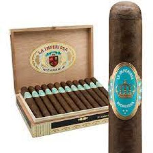 Box of La Imperiosa cigars by Crowned Heads. 