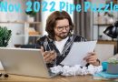Pipe Puzzle For November, 2022